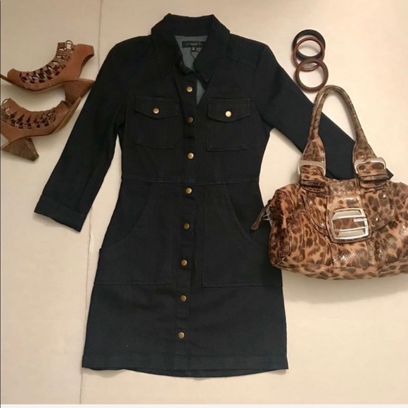 Dynamite Dresses & Skirts - dark denim dress